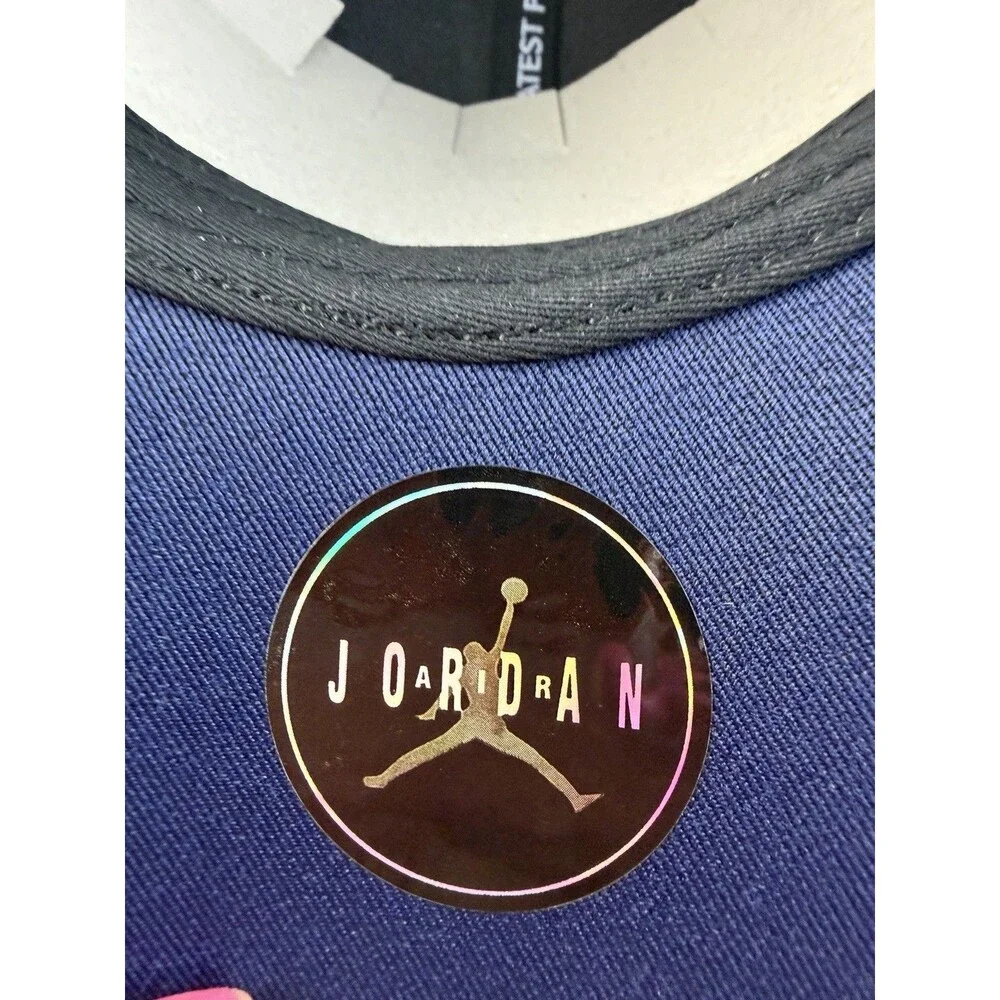 Jordan 1984 Navy Blue White Gray Embroidered Baseball Cap Hat